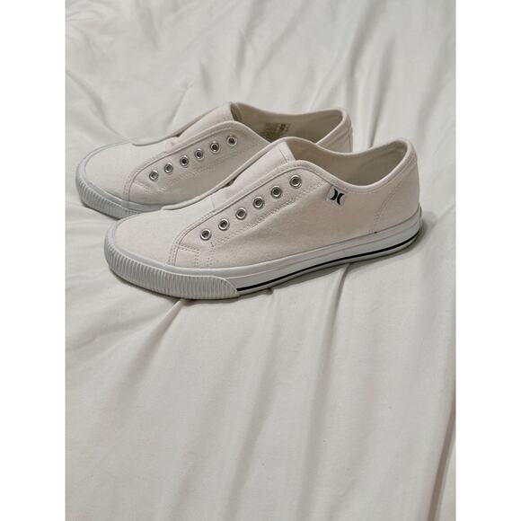 Hurley chloe white slip on sneakers - size 6m - Picture 2 of 7